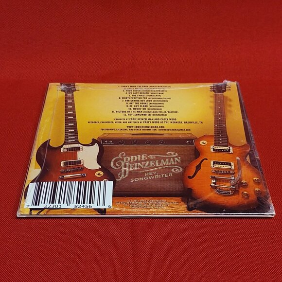 Eddie Heinzelman Hey Songwriter CD 2017 New Sealed - Picture 4 of 6